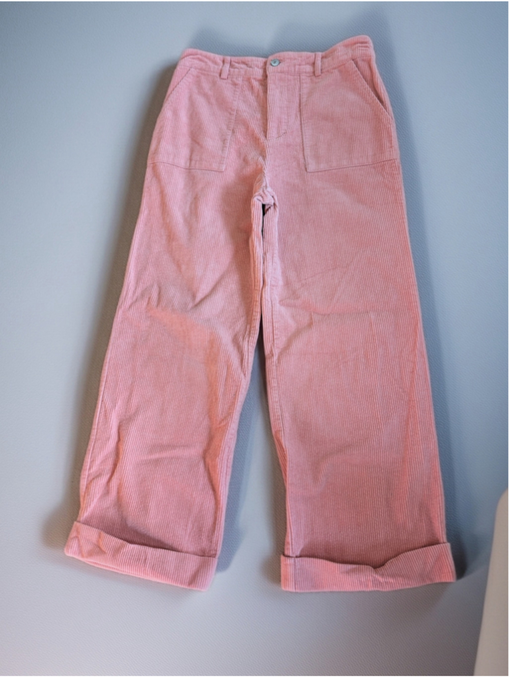 Forever 21 Coral High Waisted Corduroy Pants Large